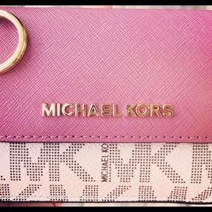 Michael Kors credit card wallet and key ring